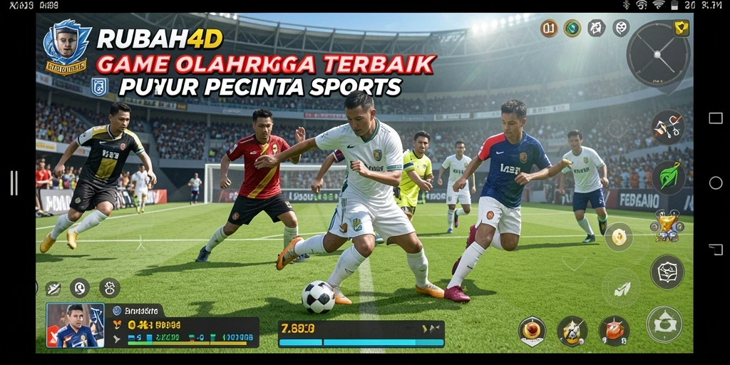 Tampilan seru gameplay RUBAH4D saat pertandingan olahraga.
