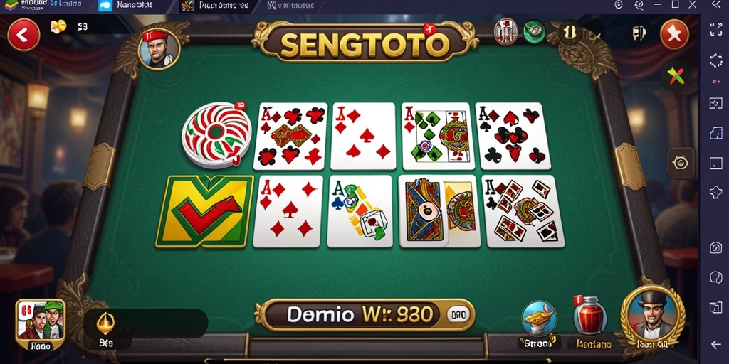 Tampilan gameplay SENGTOTO yang seru dan interaktif.