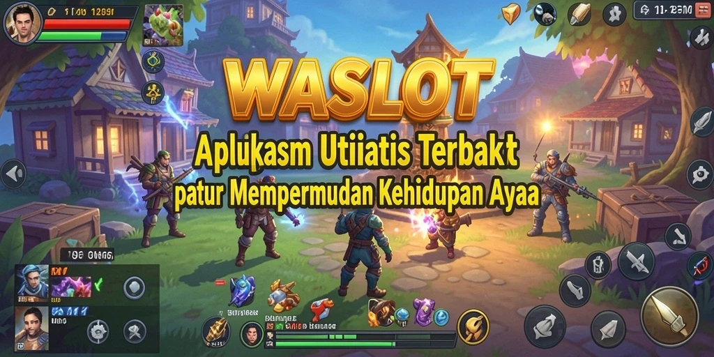 Tampilan screenshot utama WASLOT yang menunjukkan antarmuka aplikasi Utility.